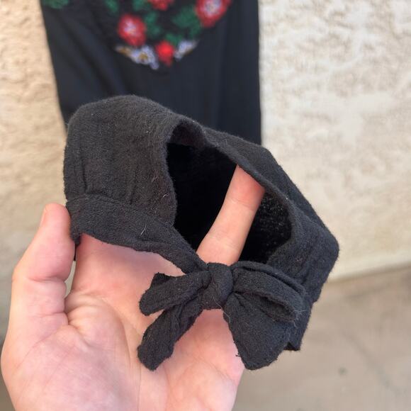 Free People Karen Strapless Rose Embroidered Pants Jumpsuit Size Small - Picture 7 of 7